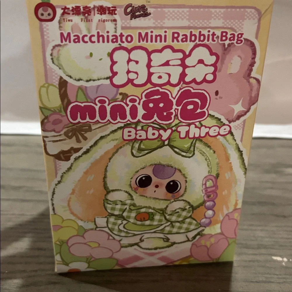 Baby Three 3 Lily Rabbit Town Macchiato Mini Rabbit Bag Mystery  Blind Box